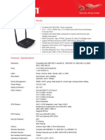 300M Wireless N ADSL2+ Router