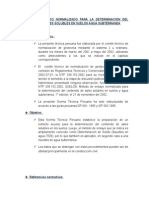 Metodo de Ensayo Normalizado para La Determinación Del Contenido de Sales Slubles en Suelos Agua Subterranea