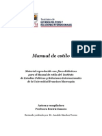 Manual Estilo de La Universidad Francisco Marroquin