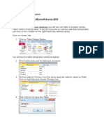 How To Create Table in Microsoft Access 2010: Created New Blank Database