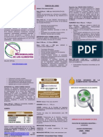 Triptico de Microbiologia de Los Alimento y Brote de Eta