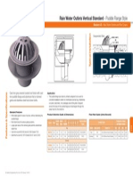 Rainwater Outlets Vertical Standard Puddle Flange Style