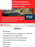 Geosynthetic Mining Solutions at Copper Tailings Dams: A Review of The State of Practice in Chile