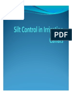 10 Silt Control Canals