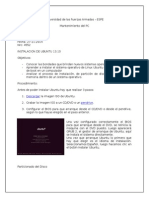 Informe de Instalacion Ubuntu