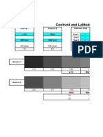 Contrast and Latitude Comparisons: Source 1 Source 2