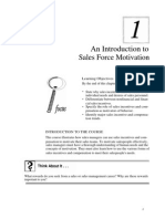 Sales Force Motivation