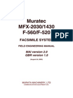 Muratec Mfx2030 1430 Service Manual