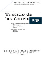 Tratado de Las Cauciones Manuel Somarriva U PDF