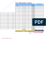 Planilha de Controle de Indice Absenteísmo