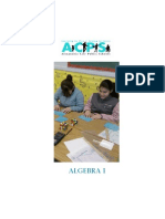 Sample Algebra Course