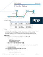 5.3.1.2 Packet Tracer - Skills Integration Challenge Instructions 