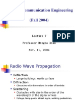 Wireless Communication Engineering (Fall 2004) : Professor Mingbo Xiao Nov. 11, 2004