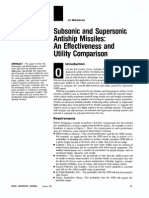 Naval Engineers Journal Volume 109 Issue 1 1997 J. F. McEachron - Subsonic and Supersonic Antiship Missiles - An Effectiveness and Utility Comparison