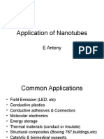 Application of Nanotubes