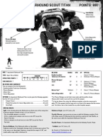 Inquisitorial Warhound Titan Datasheet