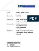 Quensh Culvert Replacement Method Statement PDF