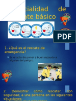 Especialidad de Rescate Básico