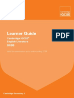 Cambridge Learner Guide For Igcse English Literature