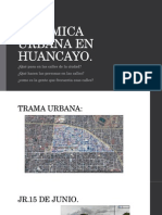 Dinamica Urbana en Huancayo