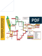 2010 Pasadena Marathon Street Closures Course Map