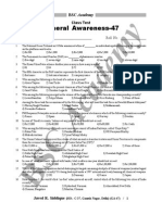 General Awareness 47 PDF