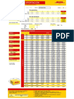 Calc DHL (Total X 2 +EXW)