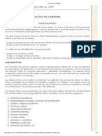 La Ética en La Audítoria PDF