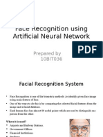 Face Recognition Using Artificial Neural Network