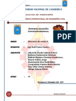 Consolidacion - Mec. Suelos II - Primer Informe