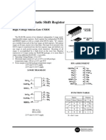 Dual 4-Stage Static Shift Register: High-Voltage Silicon-Gate CMOS