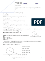 9th Maths Circle Test Paper Solved