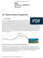 2D Pipeline Bottom Roughness - Mochammad Imron