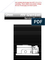 Onan RV GenSet Service Manual