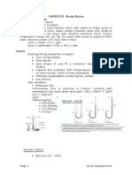 Chem1031 Study Notes For UNSW