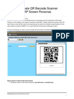 Create QR Barcode Scanner