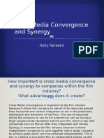 Cross Media Convergence and Synergy