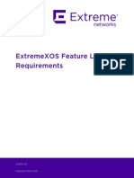 ExtremeXOS Feature License Requirements