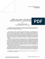 Perez Villaamil y Los Inicios Del Orientalismo en La Pintur A Española