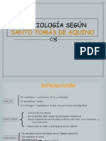 Axiologia de Tomas de Aquino