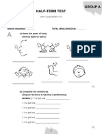 Half Term Test 4a