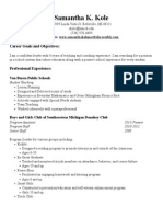 Samantha Kole Resume PDF