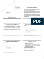 Clase Teorica 01 - Orden de Complejidad de Algoritmos