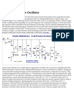 Morse Code Astable Oscillator