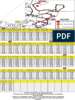 North: Time Check Point Bus Stop Location Route Direction