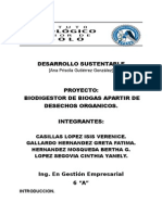 Proyecto Biodigestor