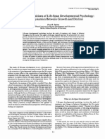 Baltes - 1987 - Theoretical Propositions of Life-Span Developmental Psychology On The Dynamics Between Growth and Decline