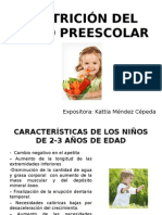 Nutrición Del Niño Preescolar