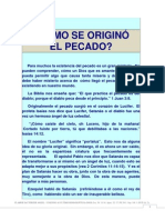 4) ¿Cómo Se Originó El Pecado?