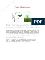 Test de Co2 para Acuarios